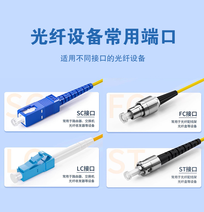 單芯/雙芯    單模光纖跳線